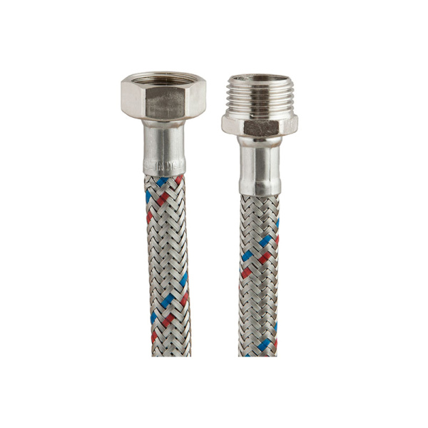 Подводка воды Flexitaly 1500407100RB DN8 1/2" 100 см Подводка воды Flexitaly 1500407100RB DN8 1/2" 100 см