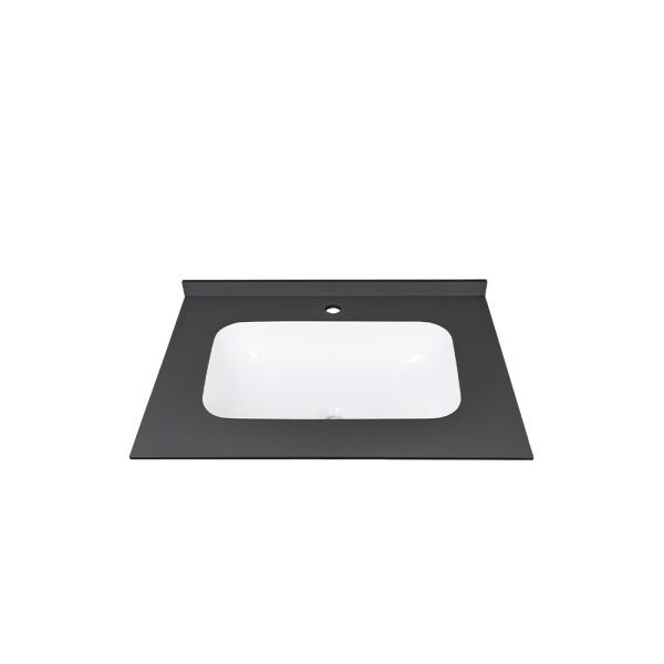 Раковина мебельная AVS Шарм 80x56 белая/черная Раковина мебельная AVS Шарм 80x56 белая/черная