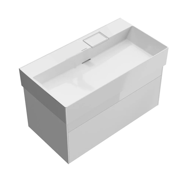 Тумба с раковиной Kerama Marazzi Logica 90 белая матовая Тумба с раковиной Kerama Marazzi Logica 90 белая матовая