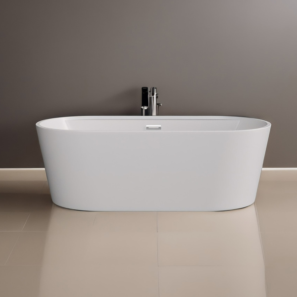 Акриловая ванна AVS Ирида 170х80 белая с донным клапаном Акриловая ванна AVS Ирида 170х80 белая с донным клапаном