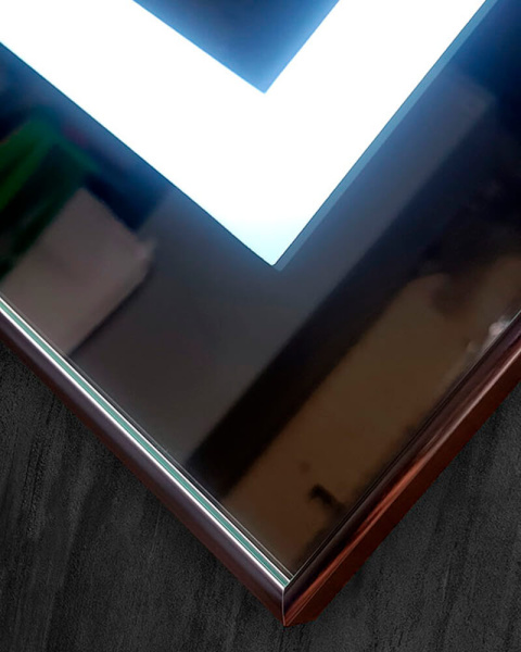 Зеркало с подсветкой AVS Торренс 60x80 см, серебро