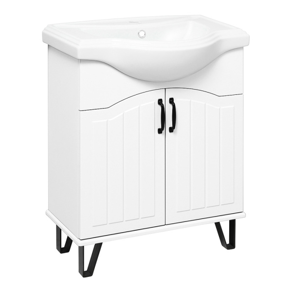 Тумба с раковиной Runo Марсель 00-00001200+УТ00000375 65 см Тумба с раковиной Runo Марсель 00-00001200+УТ00000375 65 см