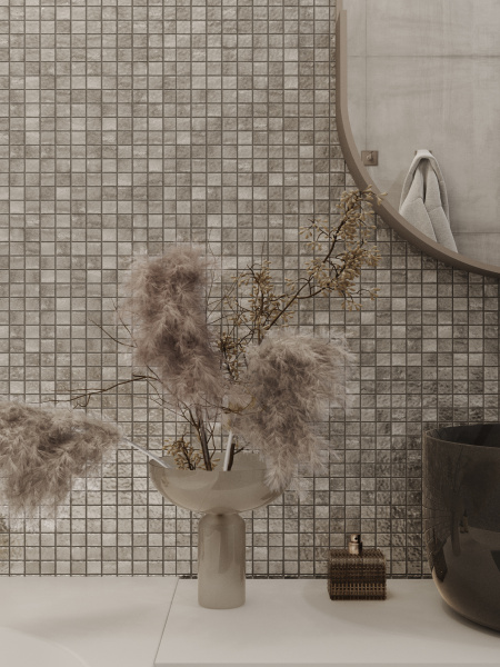 Мозаика Bonaparte Atlantis Platinum 31,5x31,5 стеклянная Мозаика Bonaparte Atlantis Platinum 31,5x31,5 стеклянная