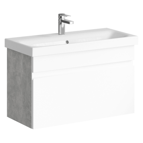 Тумба с раковиной Aqwella Smart SRT0108BS 80 белая Тумба с раковиной Aqwella Smart SRT0108BS 80 белая