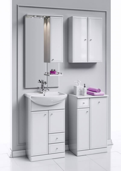 Тумба с раковиной 50 напольная Барселона Aqwella Ba.01.05/2  Тумба с раковиной 50 напольная Барселона Aqwella Ba.01.05/2