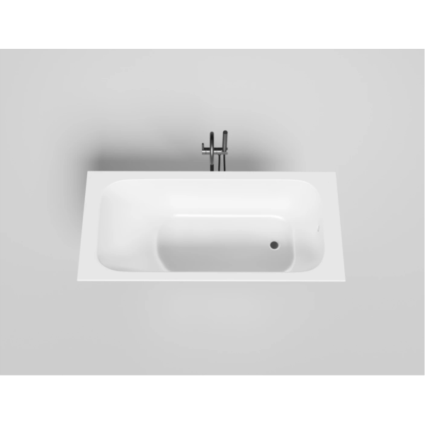 Ванна из искусственного камня Salini Orlando S-Sense 180х80 белая матовая, с ножками Ванна из искусственного камня Salini Orlando S-Sense 180х80 белая матовая, с ножками