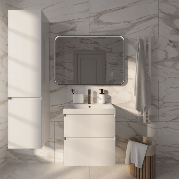 Тумба с раковиной AVS Гармония 60 SL белая Тумба с раковиной AVS Гармония 60 SL белая