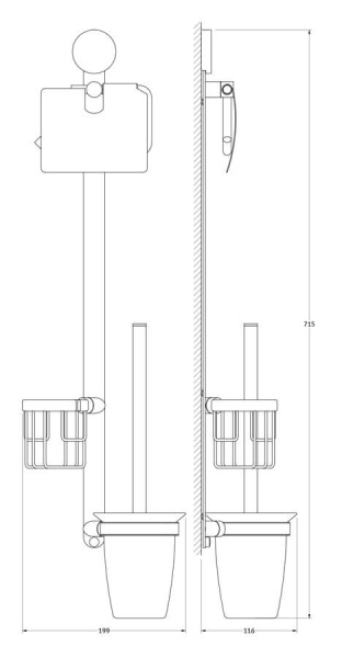 Комплект для туалета Harmonie Artwelle HAR 054 Комплект для туалета Harmonie Artwelle HAR 054