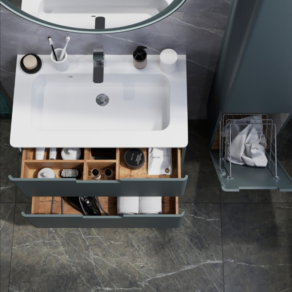 Тумба с раковиной Briz Прато 240 03-18100-16 ГРН 100 см Тумба с раковиной Briz Прато 240 03-18100-16 ГРН 100 см