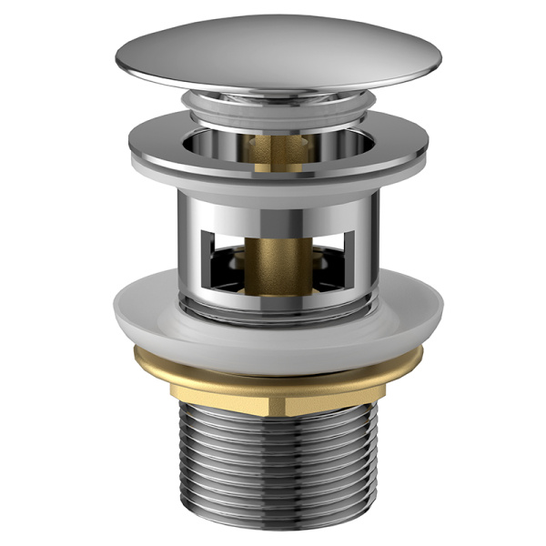Донный клапан AVS Slimmer с переливом, хром Донный клапан AVS Slimmer с переливом, хром