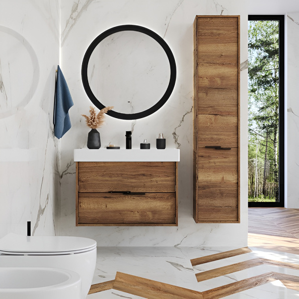 Тумба с раковиной Briz Тесо 243 03-18080-17Н 80 см Тумба с раковиной Briz Тесо 243 03-18080-17Н 80 см