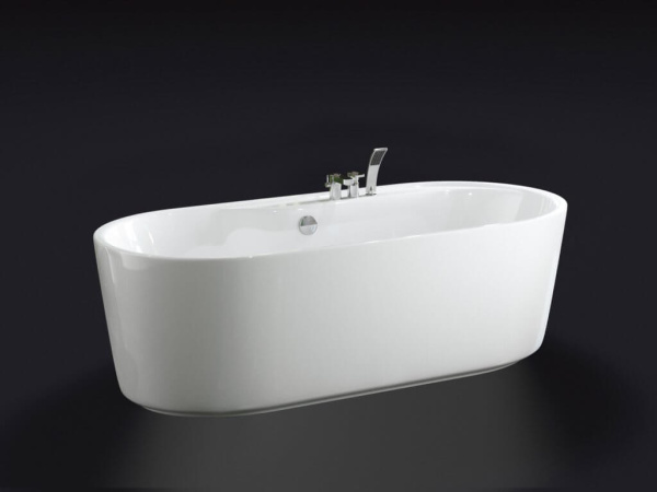 Акриловая ванна BelBagno BB14-K 180х85 белая с ножками Акриловая ванна BelBagno BB14-K 180х85 белая с ножками