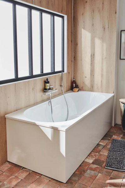 Ванна из искусственного камня Jacob Delafon Flight Elite Odeon Rive Gauche 170x75 белая Ванна из искусственного камня Jacob Delafon Flight Elite Odeon Rive Gauche 170x75 белая