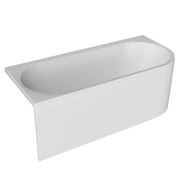 Акриловая ванна Marka One Alisa MG 170x75 L белая, с каркасом и экраном Акриловая ванна Marka One Alisa MG 170x75 L белая, с каркасом и экраном