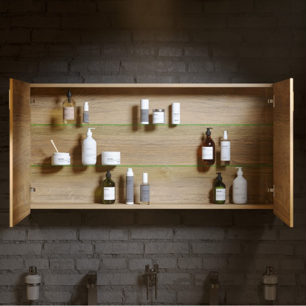 Зеркало-шкаф Aqwella Mobi 100x60 см, белое Зеркало-шкаф Aqwella Mobi 100x60 см, белое