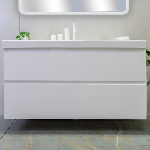 Тумба с раковиной AVS Гармония 120 белая, 2 ящика Тумба с раковиной AVS Гармония 120 белая, 2 ящика