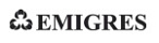 Логотип Emigres Логотип Emigres