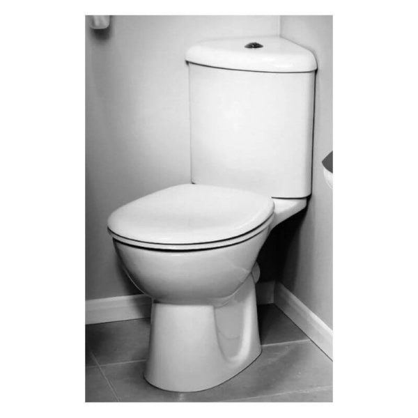 Унитаз-компакт VitrA Arkitekt 9754B003-7201 угловой с микролифтом Унитаз-компакт VitrA Arkitekt 9754B003-7201 угловой с микролифтом