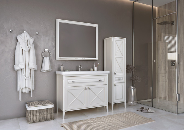 Зеркало ASB Wood Line Монте 100 бежевое Зеркало ASB Wood Line Монте 100 бежевое