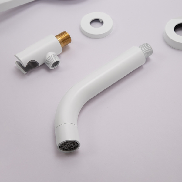 Душевой комплект AVS Slimmer 4в1 белый матовый Душевой комплект AVS Slimmer 4в1 белый матовый