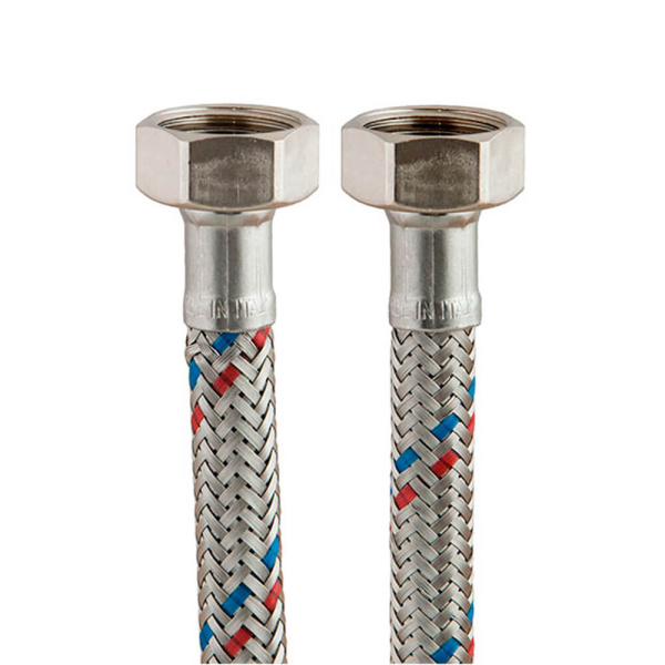 Подводка воды Flexitaly 170040440RB DN8 1/2" 40 см Подводка воды Flexitaly 170040440RB DN8 1/2" 40 см